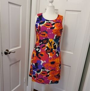 NWT Jude CONNALLY Bold Floral Print "Beth" Dress Size XL, Retail $178, Versatile